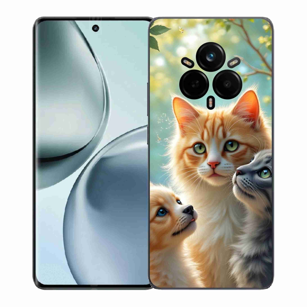 Gélový kryt mmCase na Realme 14 Pro+ 5G - zvieracie priateľstvo 2