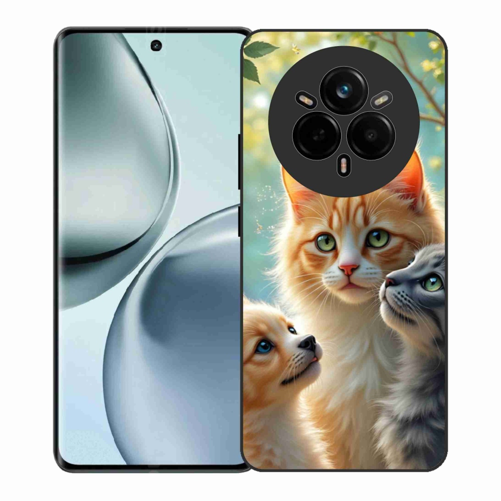 Gélový kryt mmCase na Realme 14 Pro+ 5G - zvieracie priateľstvo 2