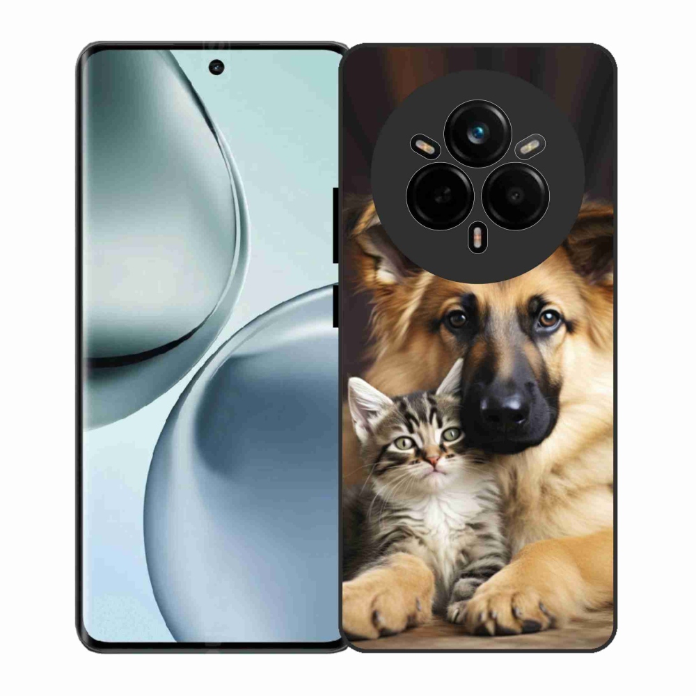 Gélový kryt mmCase na Realme 14 Pro 5G - zvieracie priateľstvo