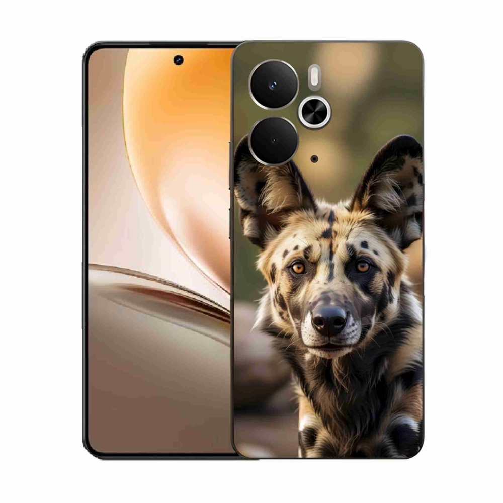 Gélový kryt mmCase na Realme 14T 5G/14 5G - africký divoký pes