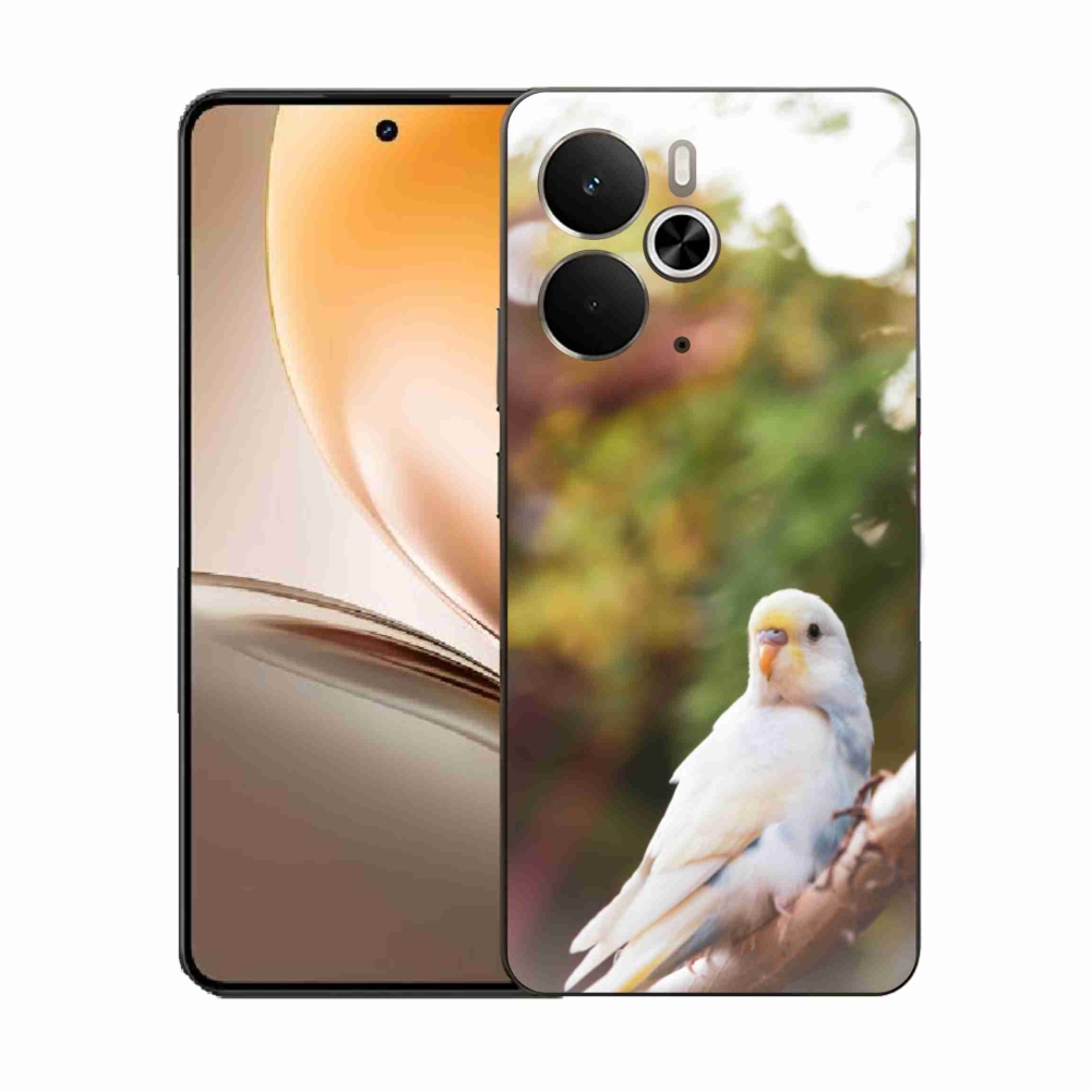 Gélový kryt mmCase na Realme 14T 5G/14 5G - andulka biela