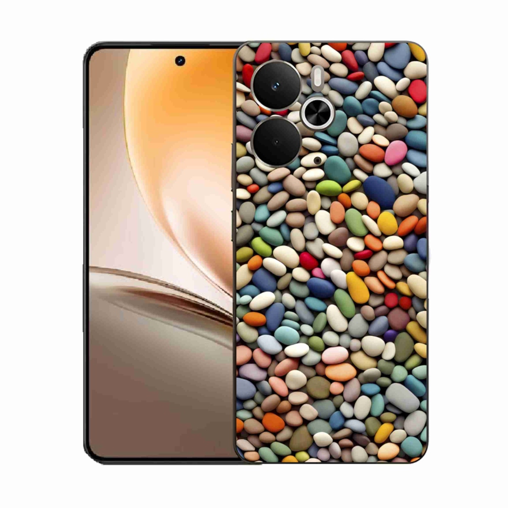 Gélový kryt mmCase na Realme 14T 5G/14 5G - farebné kamienky 2