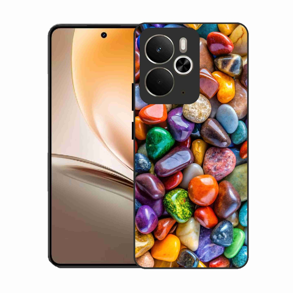 Gélový kryt mmCase na Realme 14T 5G/14 5G - farebné kamienky