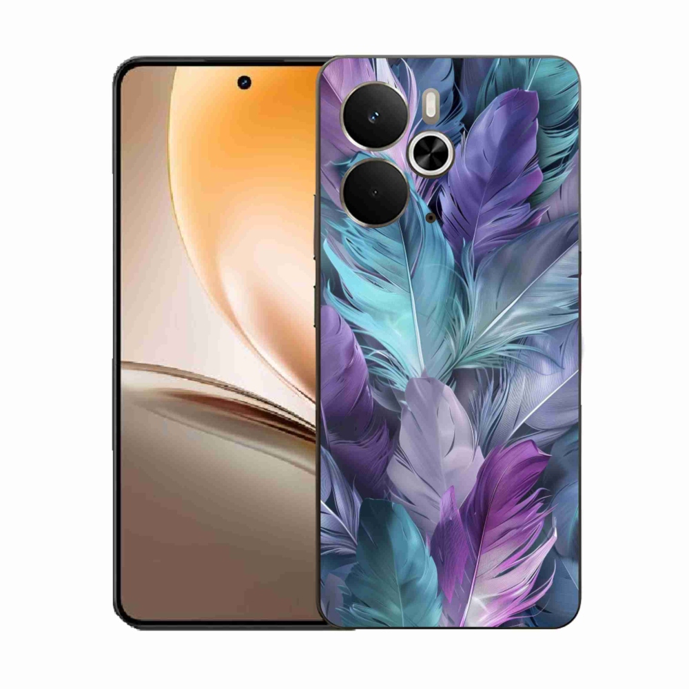 Gélový kryt mmCase na Realme 14T 5G/14 5G - farebné perie 2