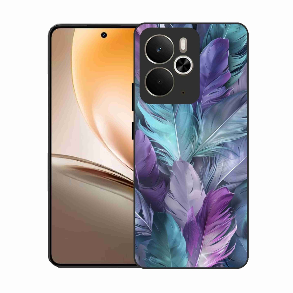 Gélový kryt mmCase na Realme 14T 5G/14 5G - farebné perie 2