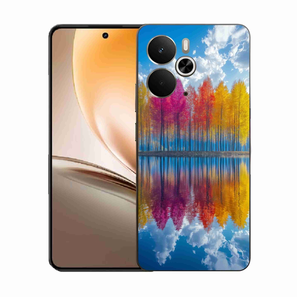 Gélový kryt mmCase na Realme 14T 5G/14 5G - farebné stromy