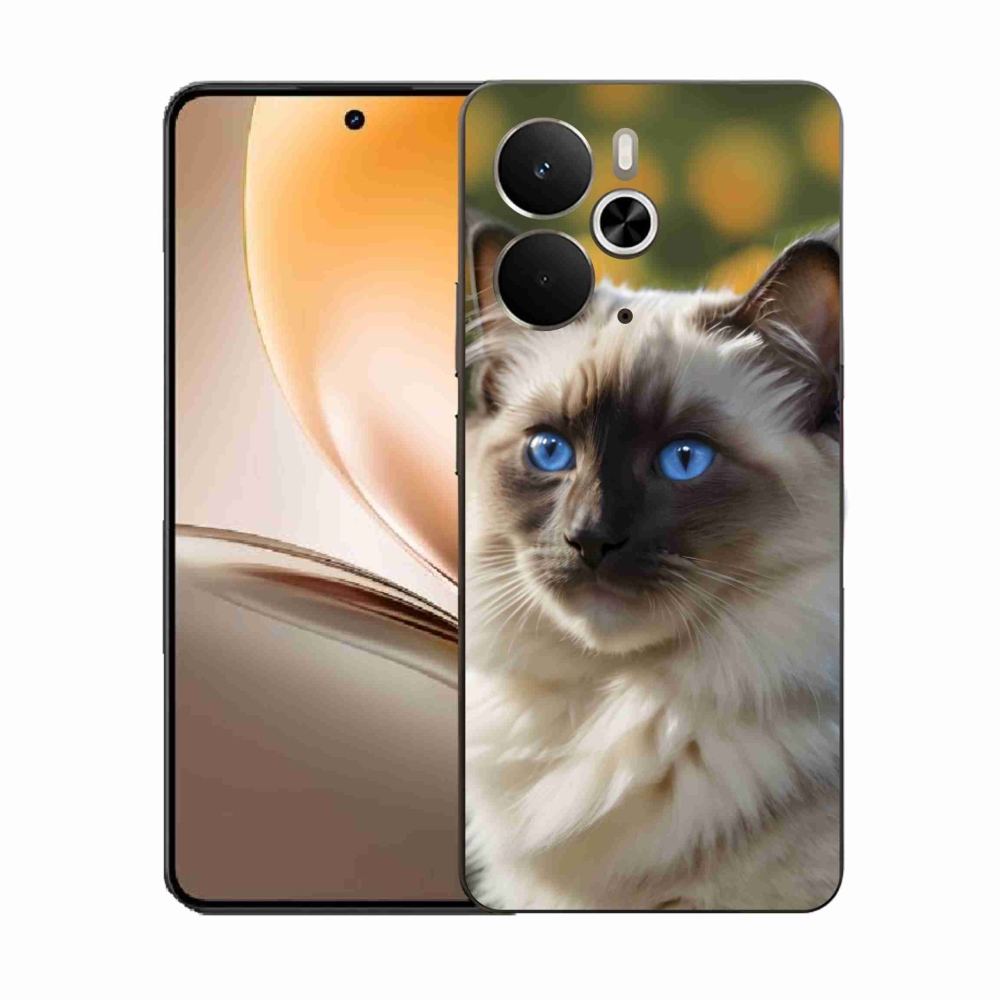 Gélový kryt mmCase na Realme 14T 5G/14 5G - biely ragdoll