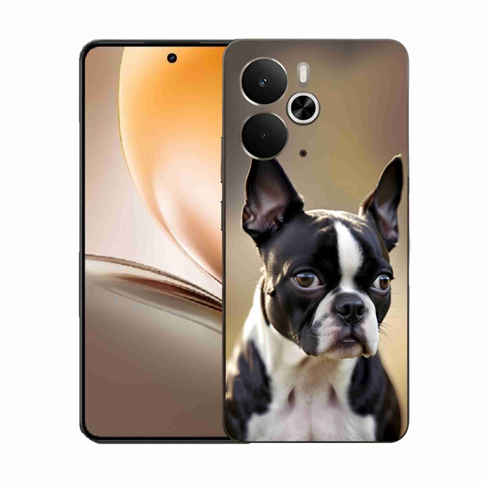 Gélový kryt mmCase na Realme 14T 5G/14 5G - bostonský teriér