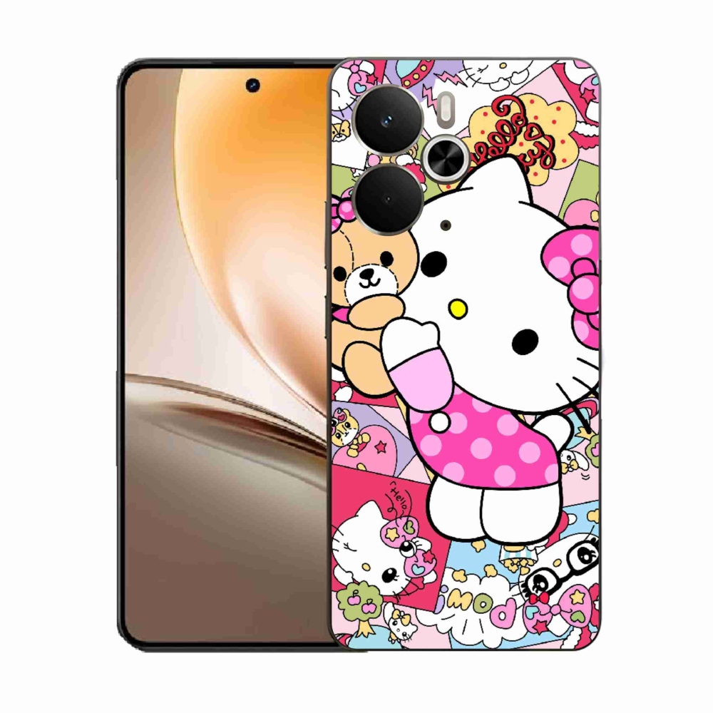 Gélový kryt mmCase na Realme 14T 5G/14 5G - cute kitty