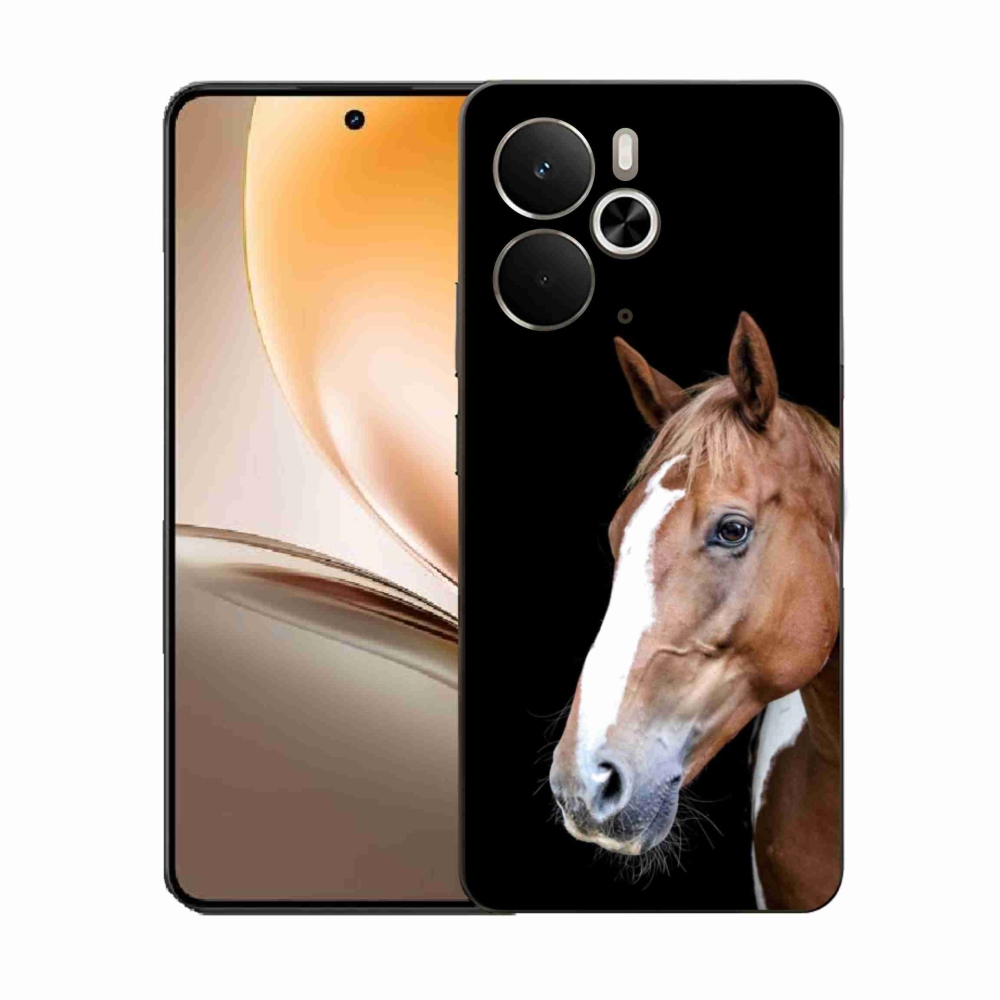 Gélový kryt mmCase na Realme 14T 5G/14 5G - hnedý kôň 3