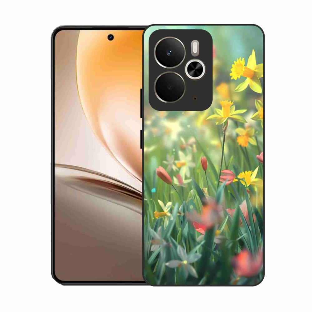 Gélový kryt mmCase na Realme 14T 5G/14 5G - jarné kvety