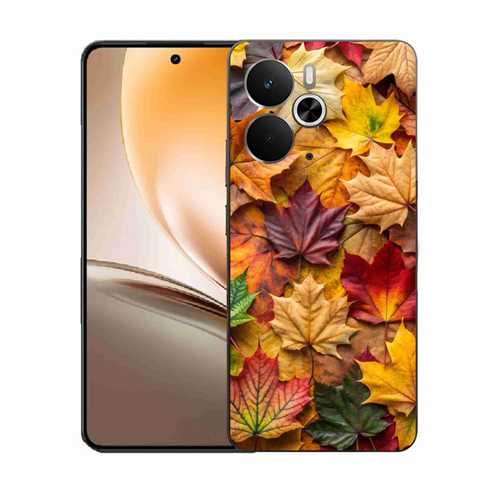 Gélový kryt mmCase na Realme 14T 5G/14 5G - javorové listy 2