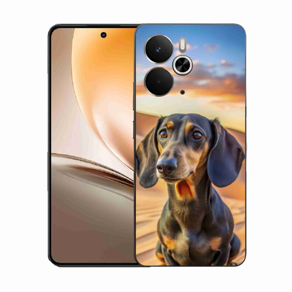 Gélový kryt mmCase na Realme 14T 5G/14 5G - jazvečík 3
