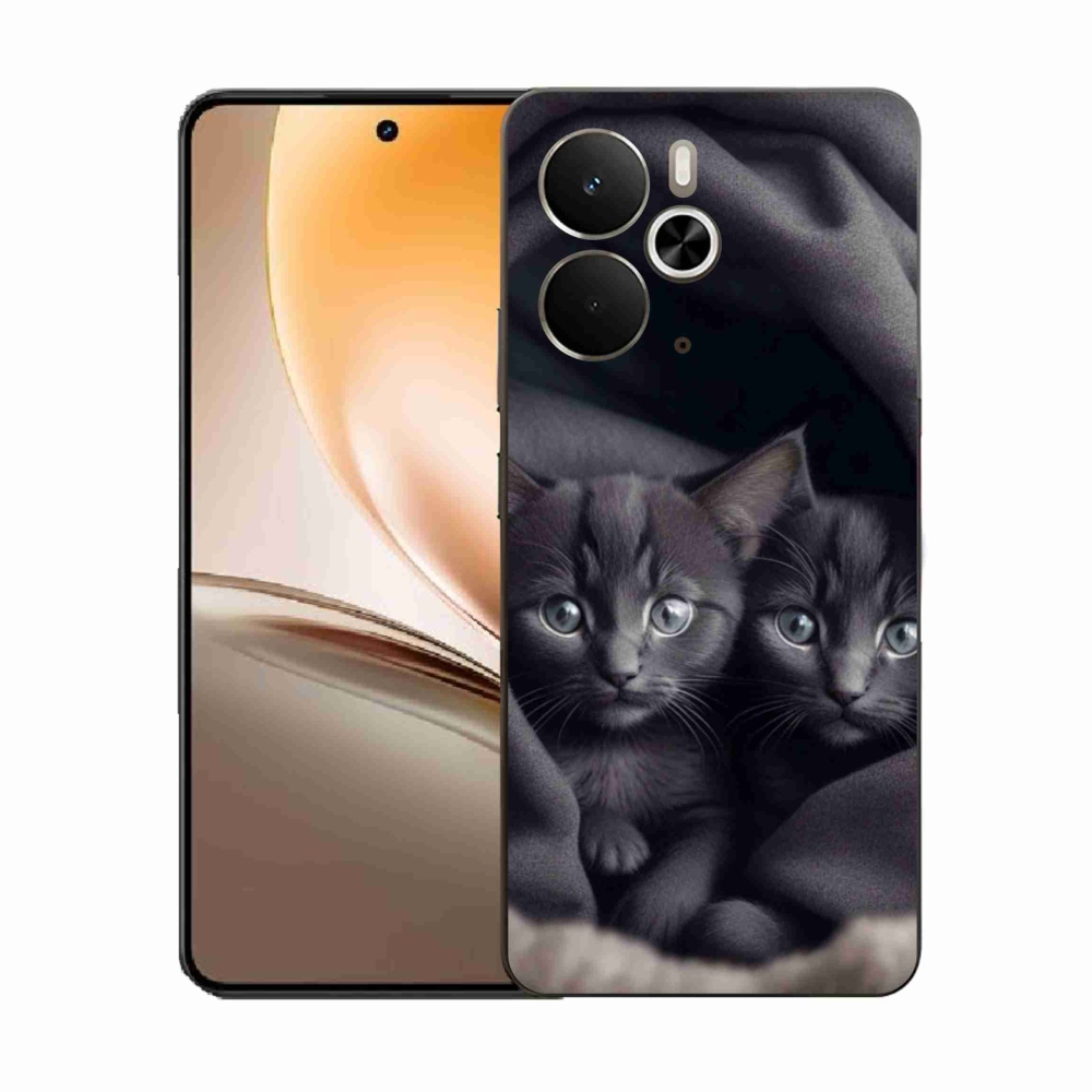 Gélový kryt mmCase na Realme 14T 5G/14 5G - mačacie duo