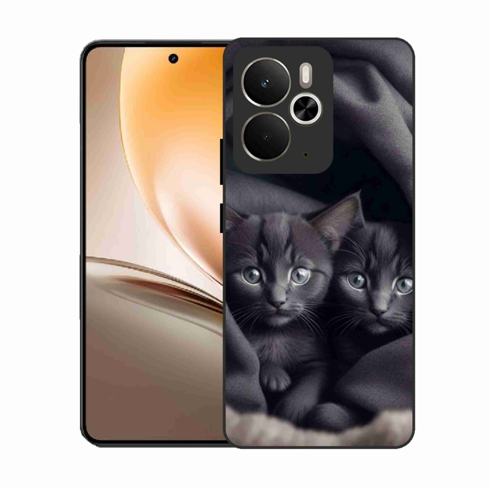Gélový kryt mmCase na Realme 14T 5G/14 5G - mačacie duo