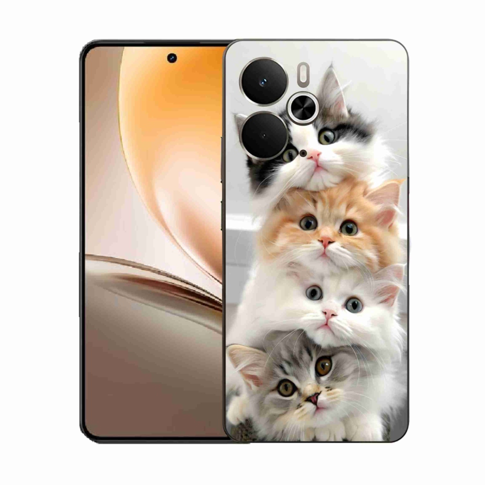 Gélový kryt mmCase na Realme 14T 5G/14 5G - mačacia partia