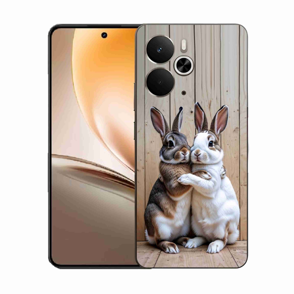 Gélový kryt mmCase na Realme 14T 5G/14 5G - králičie pár