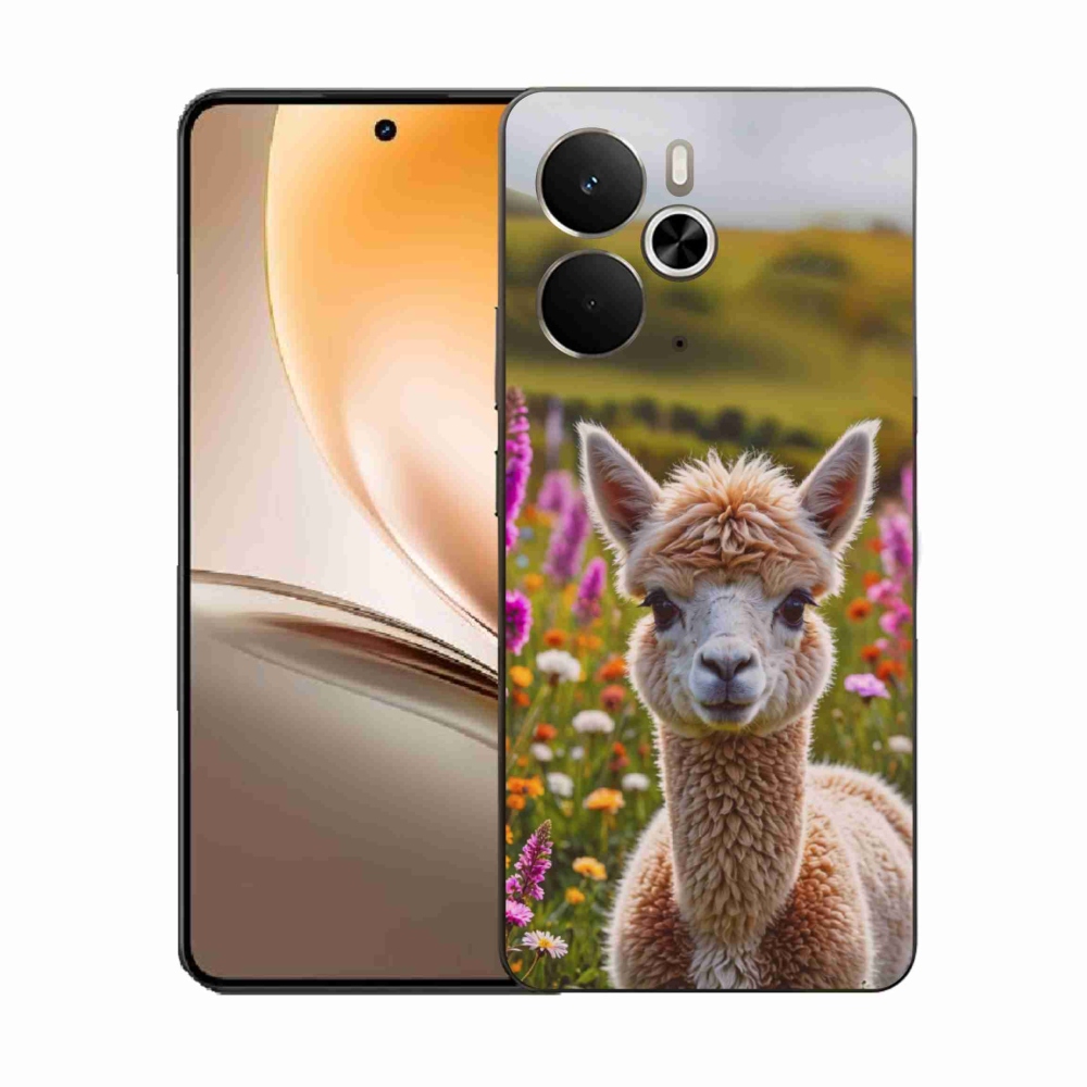 Gélový kryt mmCase na Realme 14T 5G/14 5G - lama na lúke