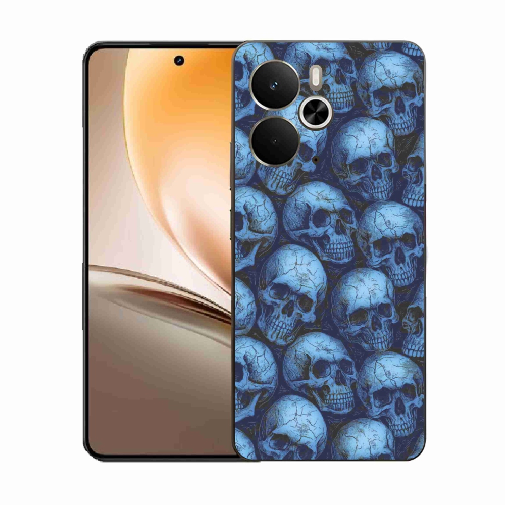 Gélový kryt mmCase na Realme 14T 5G/14 5G - lebky