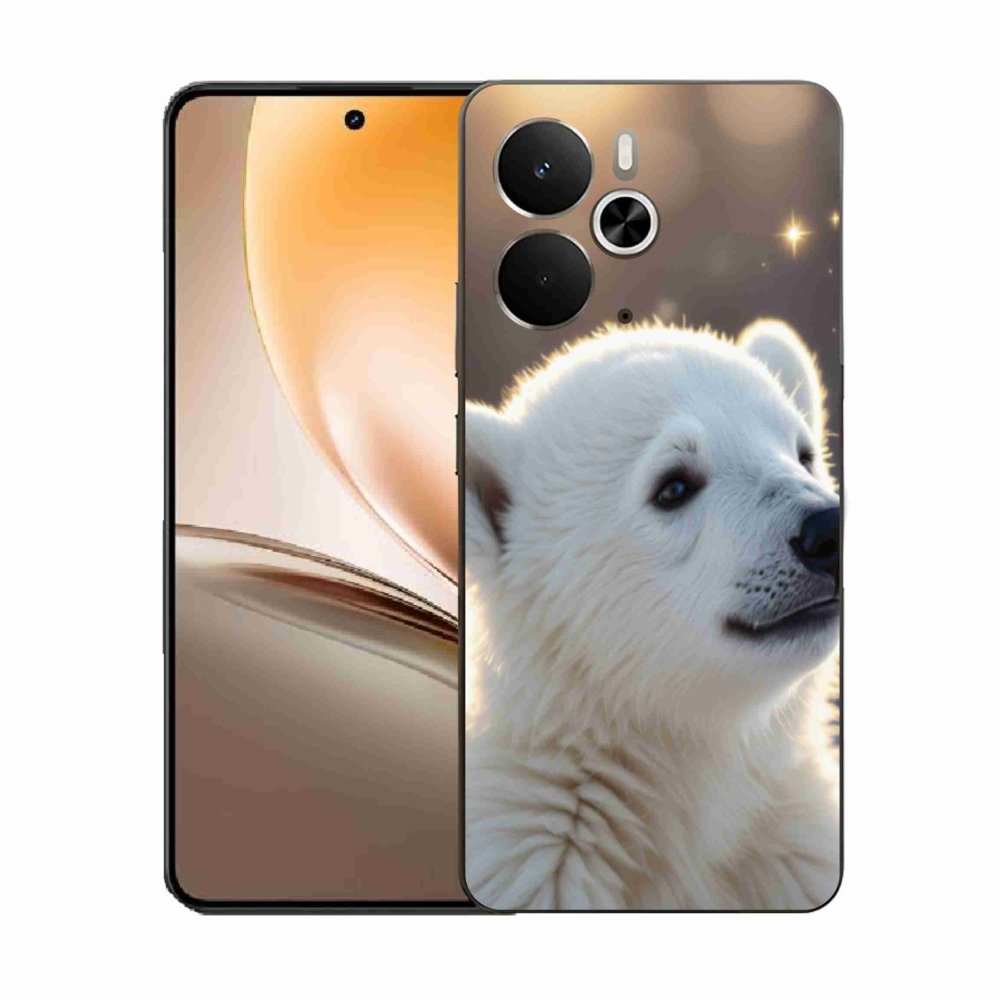 Gélový kryt mmCase na Realme 14T 5G/14 5G - ľadový medveď