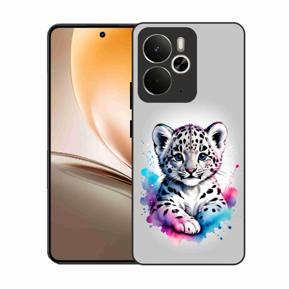 Gélový kryt mmCase na Realme 14T 5G/14 5G - leopardej mláďa