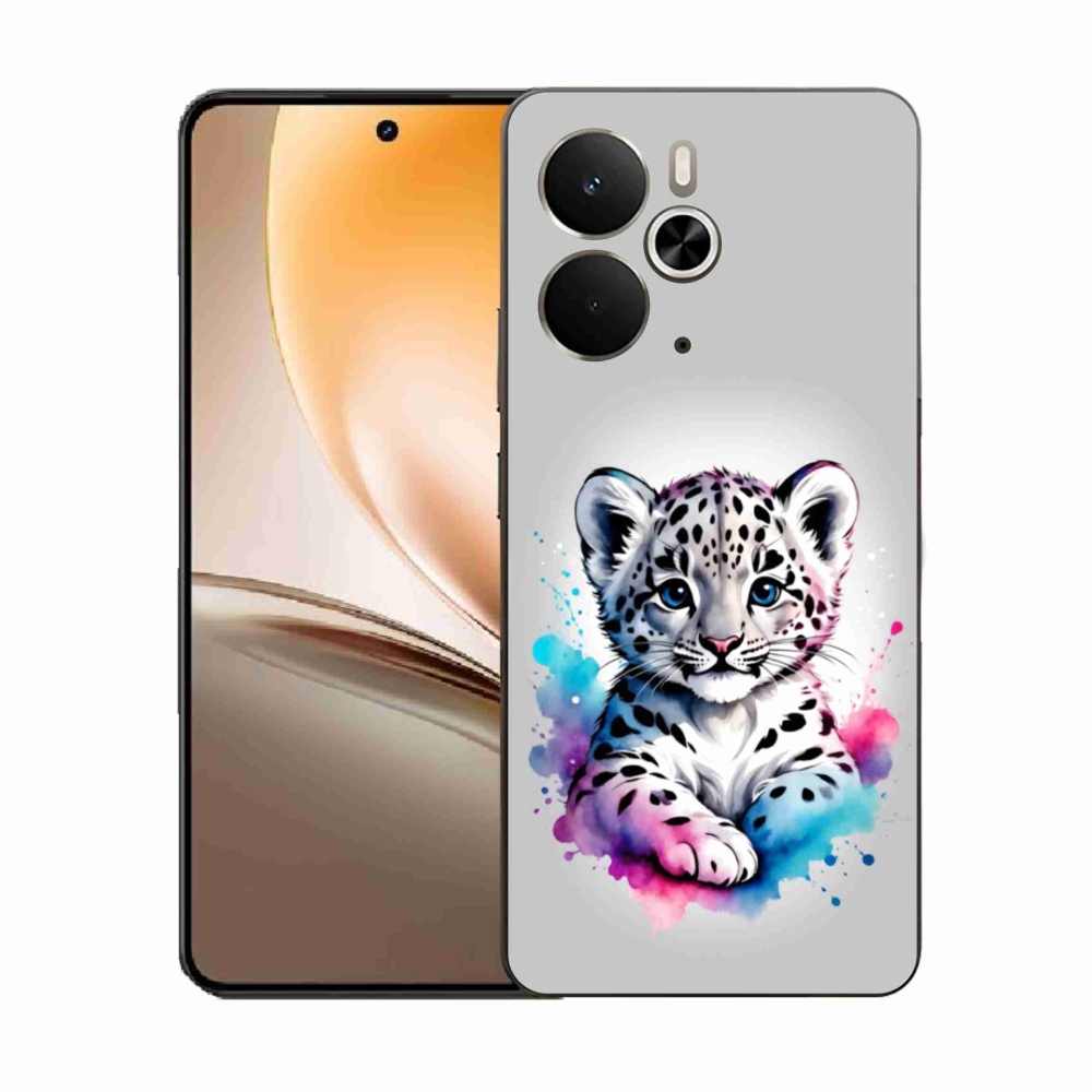 Gélový kryt mmCase na Realme 14T 5G/14 5G - leopardej mláďa