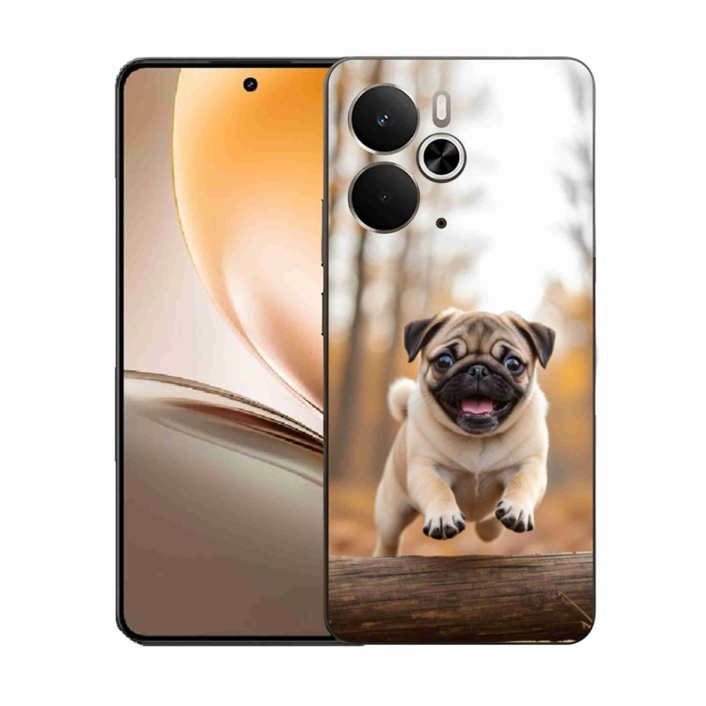 Gélový kryt mmCase na Realme 14T 5G/14 5G - mops 2