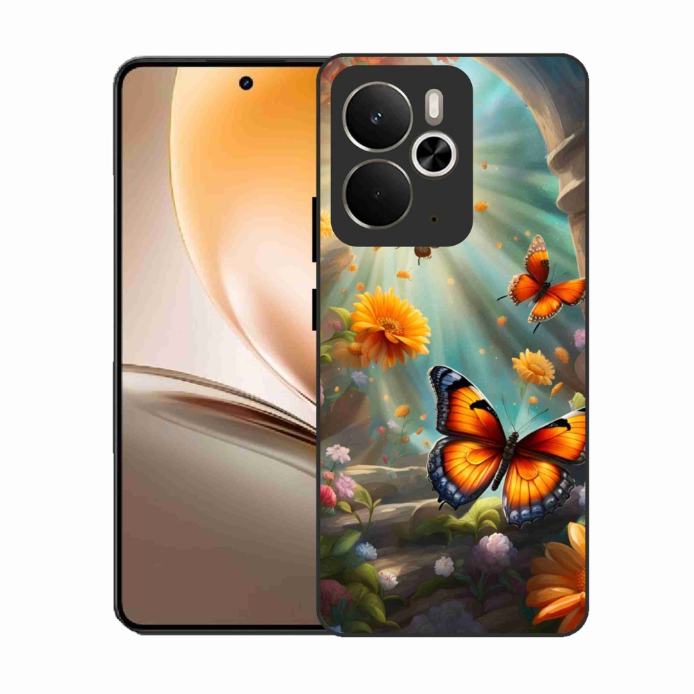 Gélový kryt mmCase na Realme 14T 5G/14 5G - motýlia záhrada 2