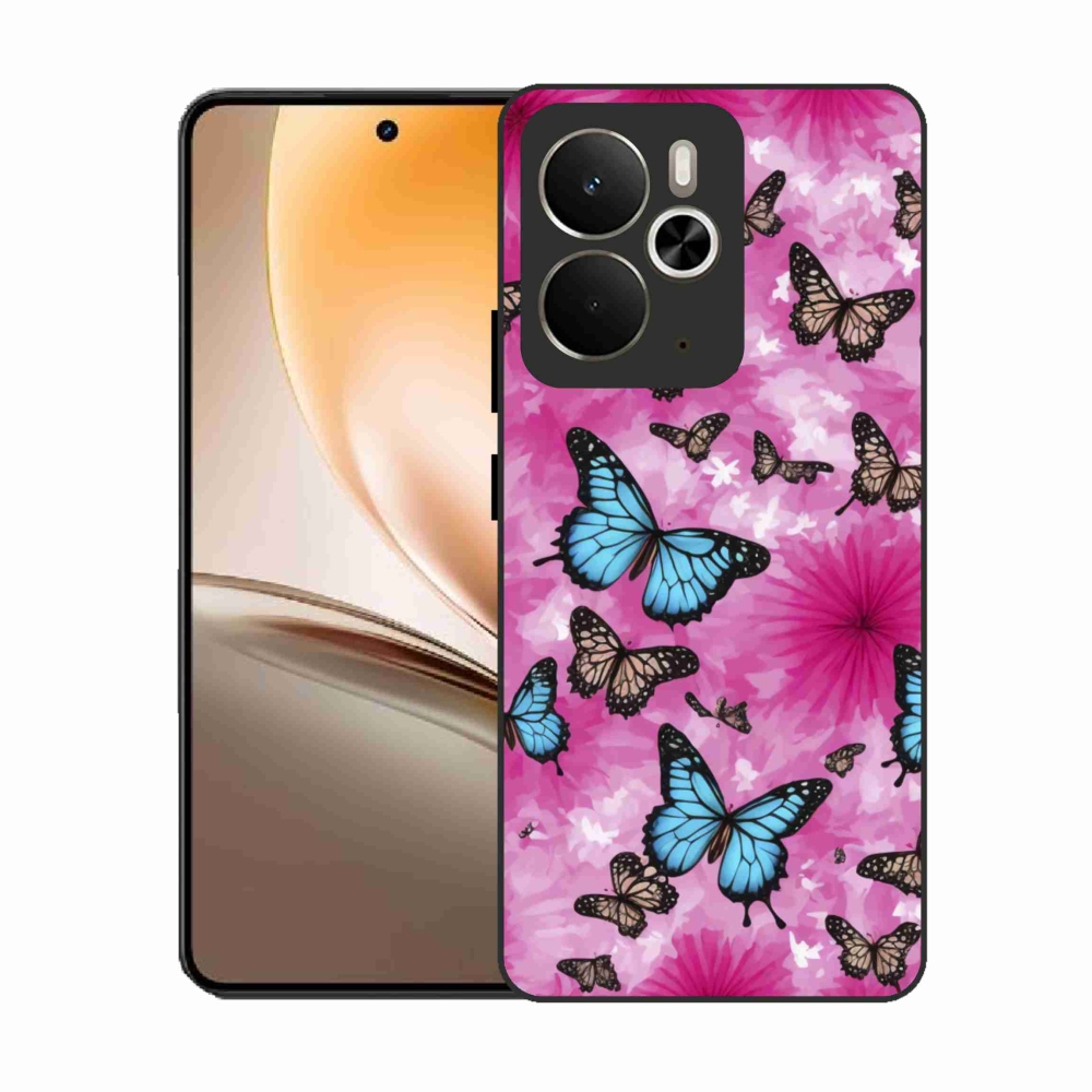 Gélový kryt mmCase na Realme 14T 5G/14 5G - motýlia záhrada