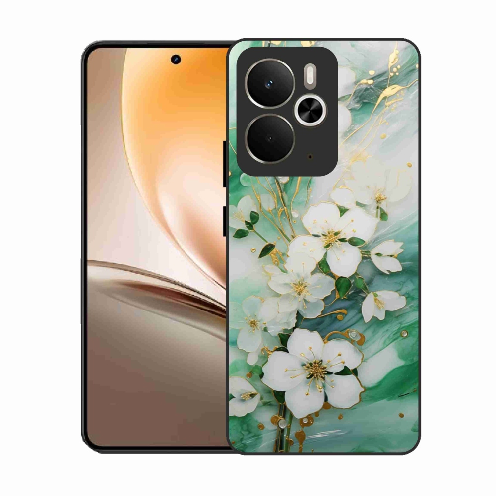 Gélový kryt mmCase na Realme 14T 5G/14 5G - nežné kvety