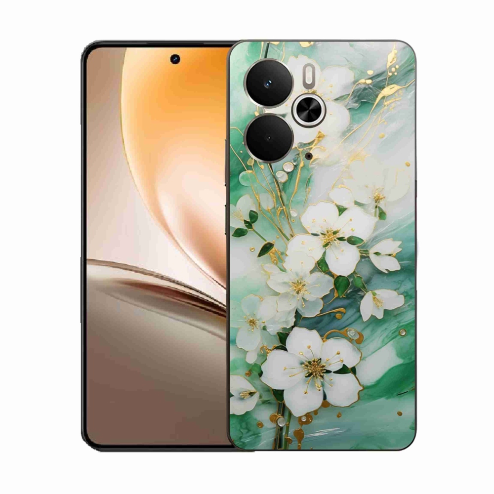 Gélový kryt mmCase na Realme 14T 5G/14 5G - nežné kvety