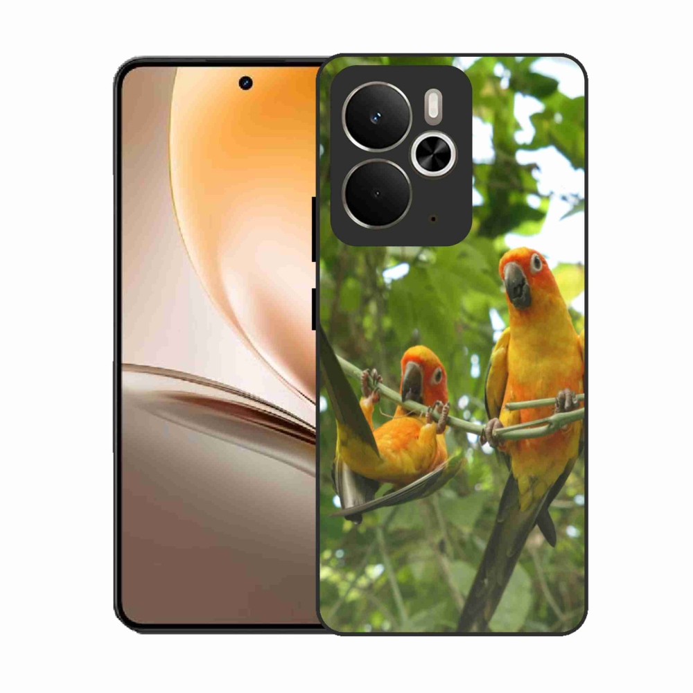 Gélový kryt mmCase na Realme 14T 5G/14 5G - papagáje aratingy
