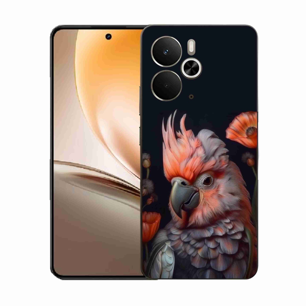 Gélový kryt mmCase na Realme 14T 5G/14 5G - papagáj kakadu vo farbách