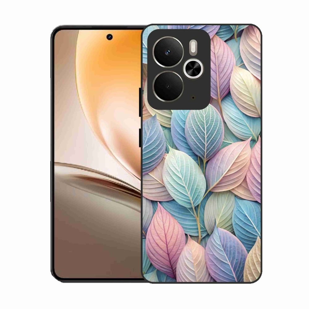 Gélový kryt mmCase na Realme 14T 5G/14 5G - pastelové listy