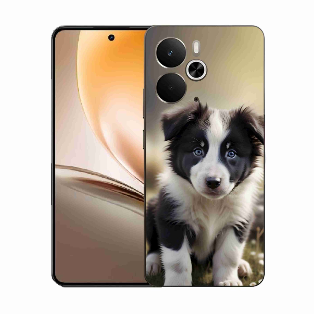 Gélový kryt mmCase na Realme 14T 5G/14 5G - roztomilá border kólia
