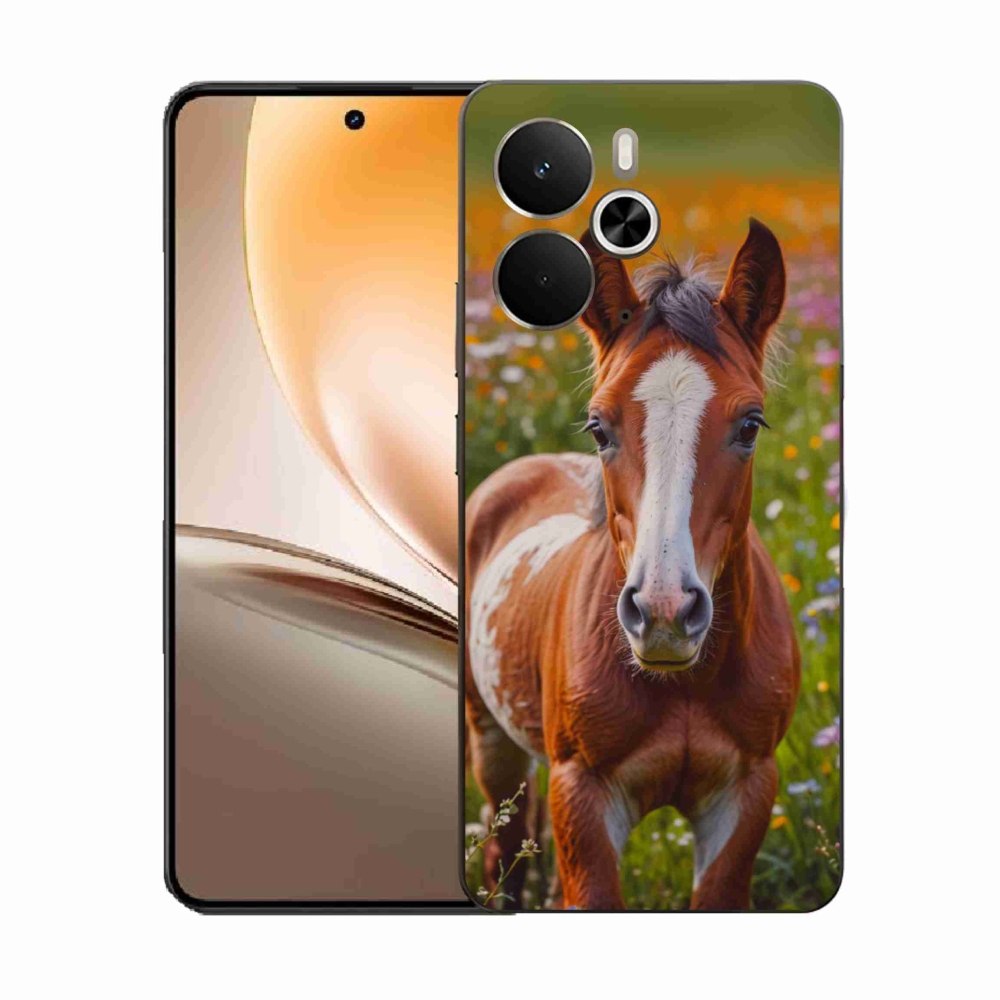 Gélový kryt mmCase na Realme 14T 5G/14 5G - roztomilé žriebä