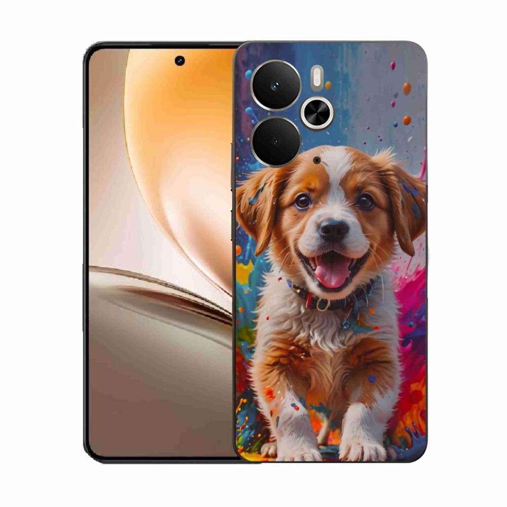 Gélový kryt mmCase na Realme 14T 5G/14 5G - roztomilé šteňa 3