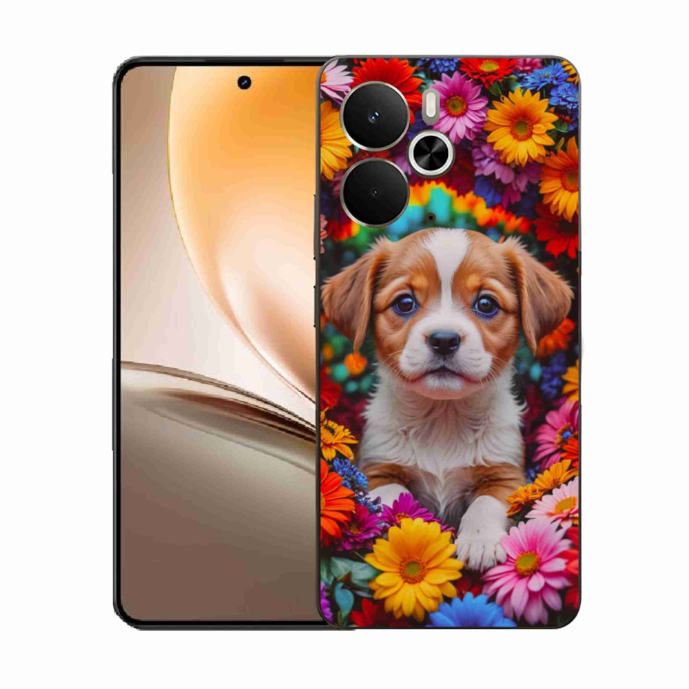 Gélový kryt mmCase na Realme 14T 5G/14 5G - roztomilé šteňa