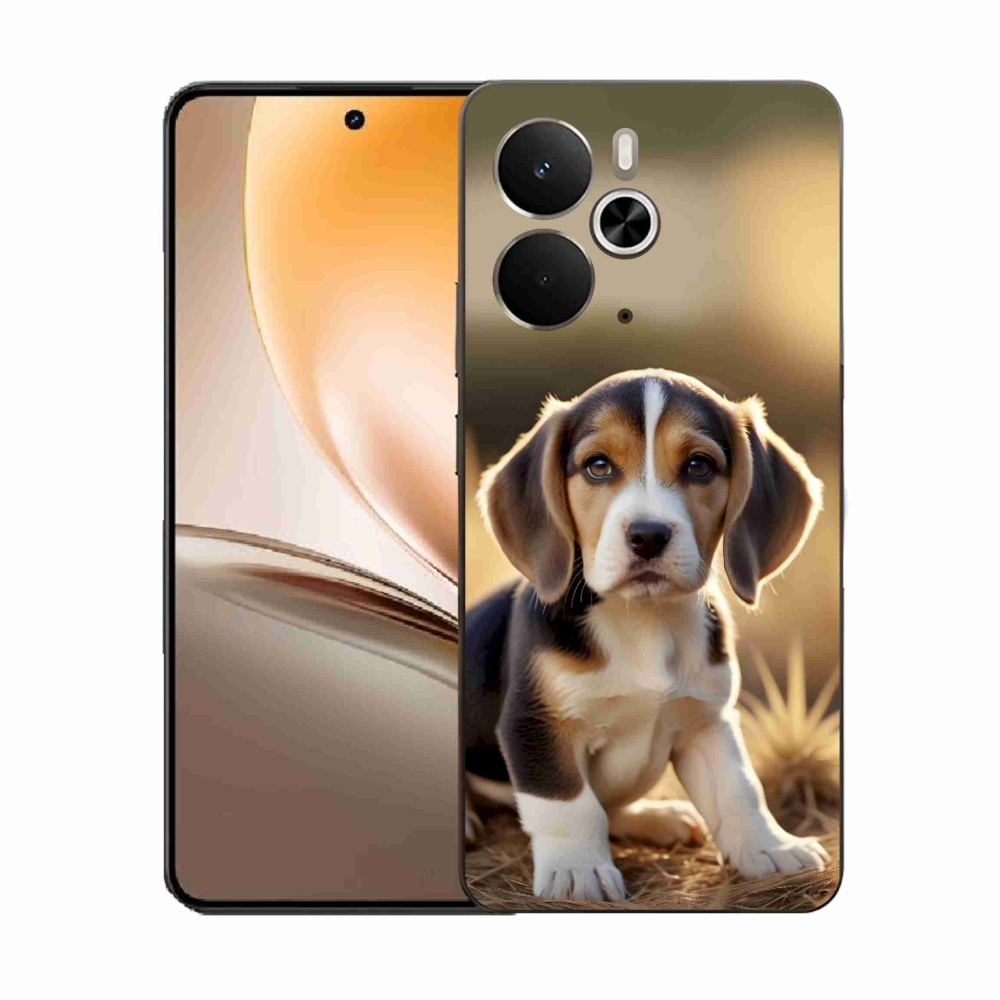 Gélový kryt mmCase na Realme 14T 5G/14 5G - roztomilý bígl