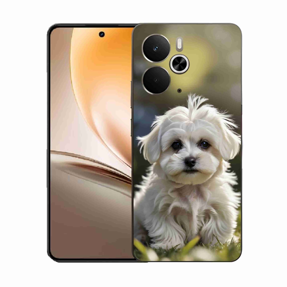 Gélový kryt mmCase na Realme 14T 5G/14 5G - roztomilý maltézsky psík