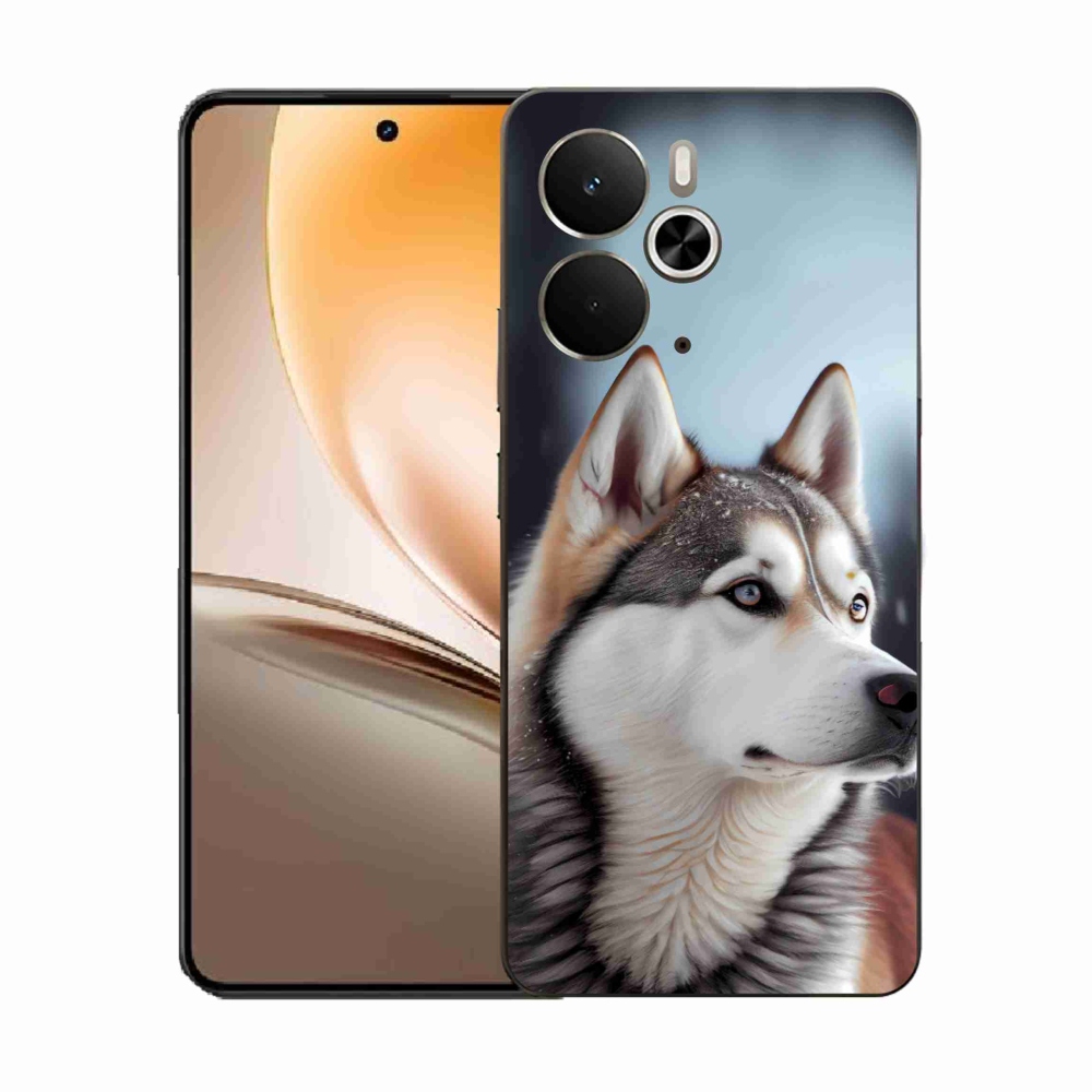 Gélový kryt mmCase na Realme 14T 5G/14 5G - sibírsky husky