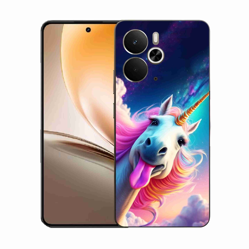 Gélový kryt mmCase na Realme 14T 5G/14 5G - šialený jednorožec