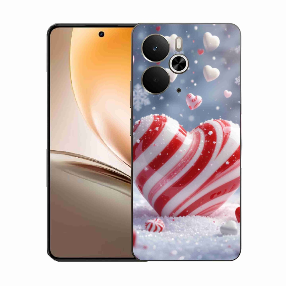 Gélový kryt mmCase na Realme 14T 5G/14 5G - sladké srdce