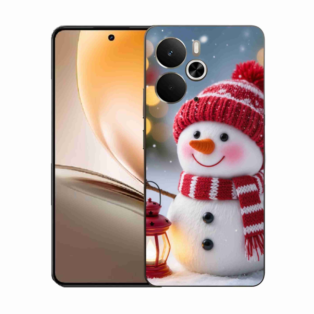 Gélový kryt mmCase na Realme 14T 5G/14 5G - snehuliak 2