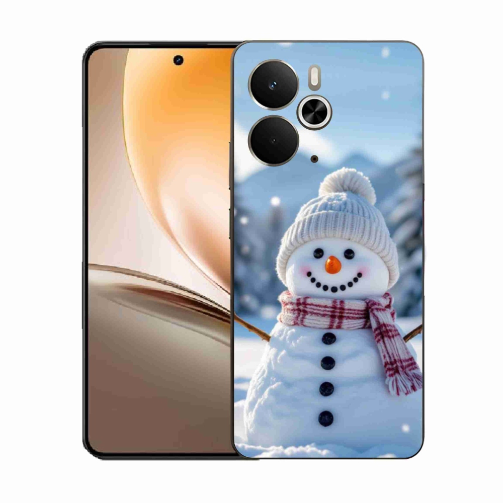 Gélový kryt mmCase na Realme 14T 5G/14 5G - snehuliak 3