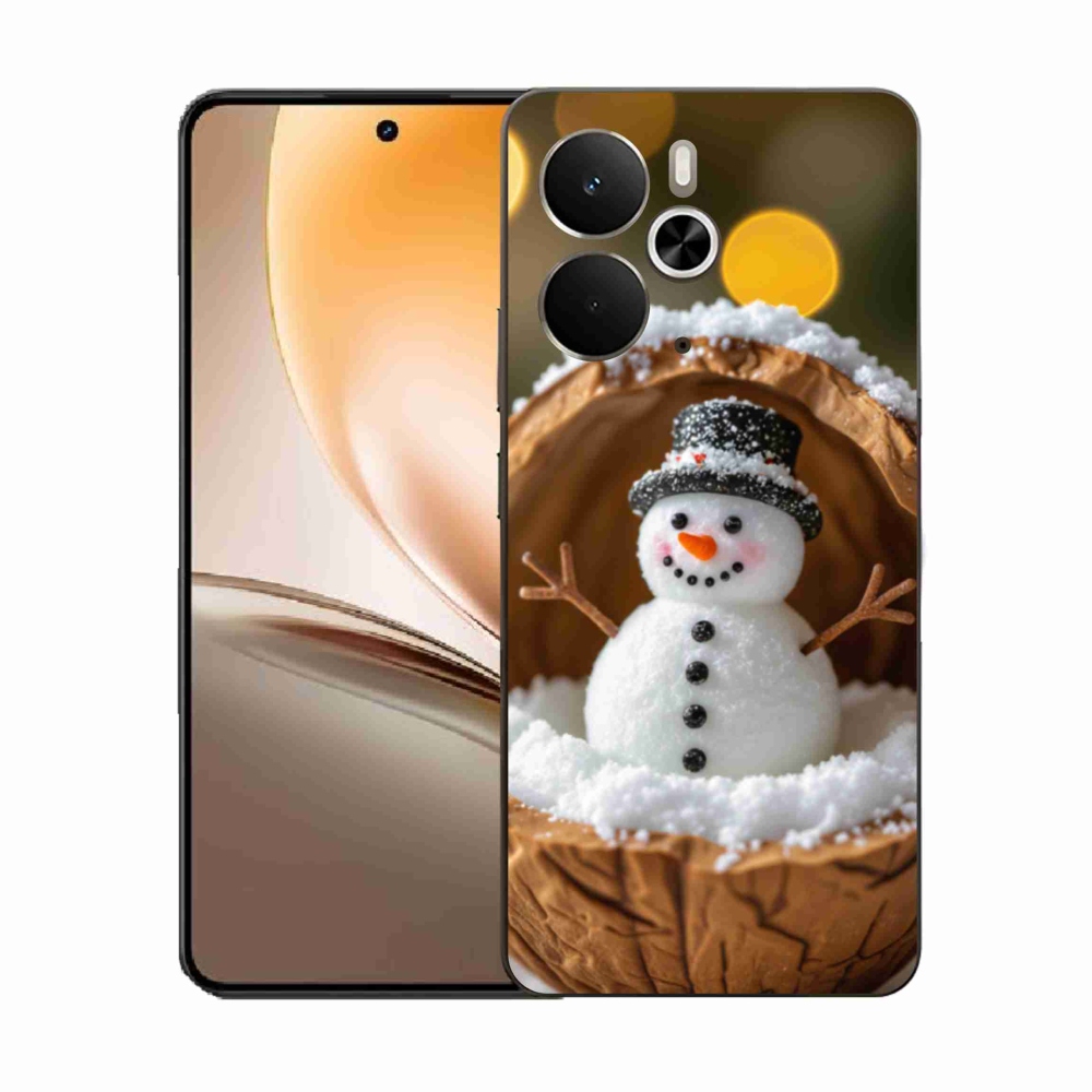 Gélový kryt mmCase na Realme 14T 5G/14 5G - snehuliak 4