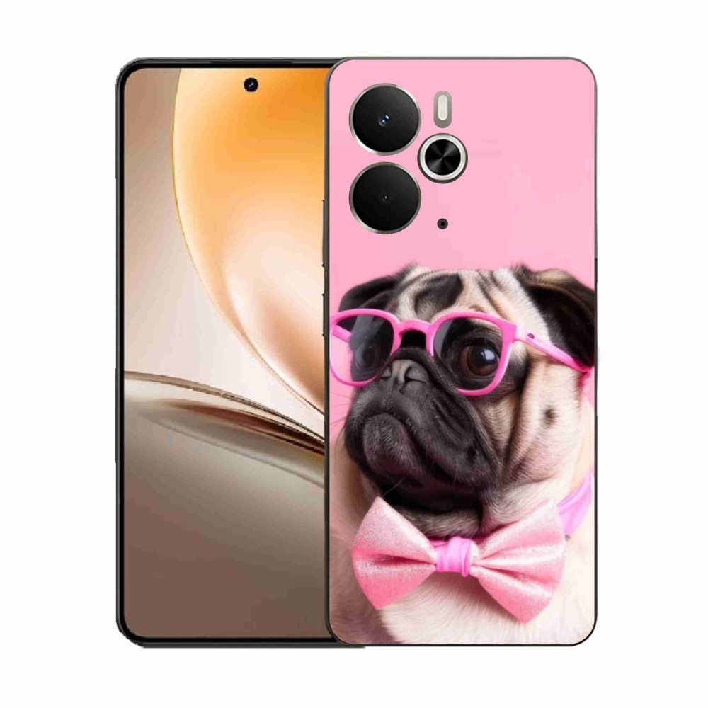 Gélový kryt mmCase na Realme 14T 5G/14 5G - štýlový mops