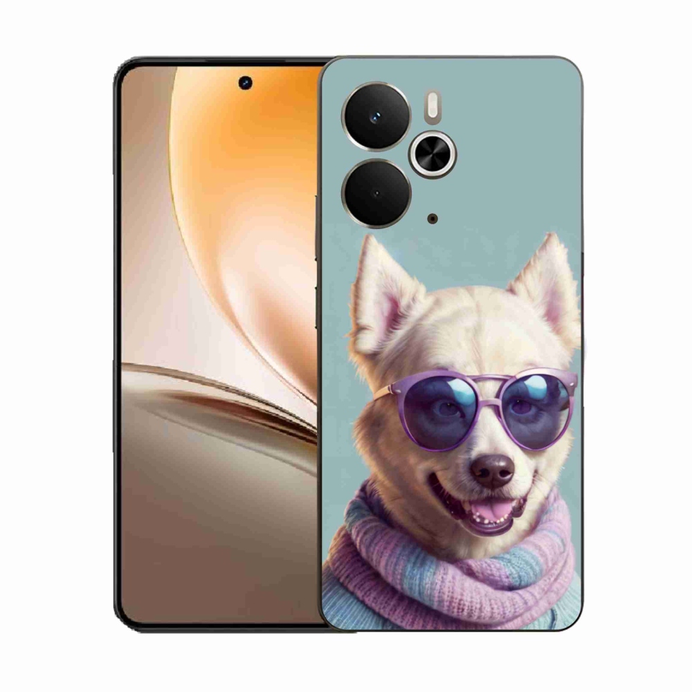 Gélový kryt mmCase na Realme 14T 5G/14 5G - štýlový nemecký špic