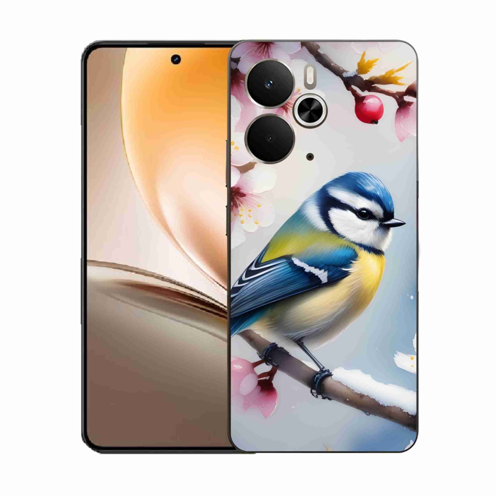 Gélový kryt mmCase na Realme 14T 5G/14 5G - sýkorka