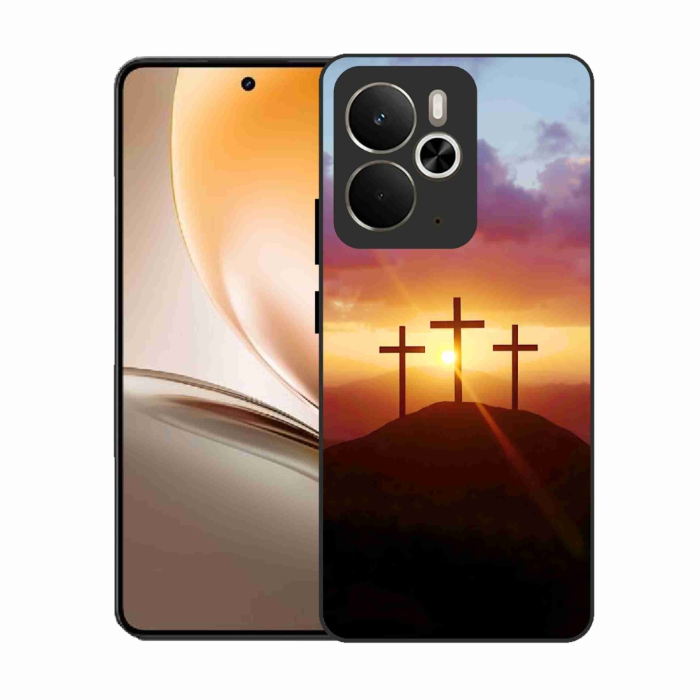 Gélový kryt mmCase na Realme 14T 5G/14 5G - tri kríža